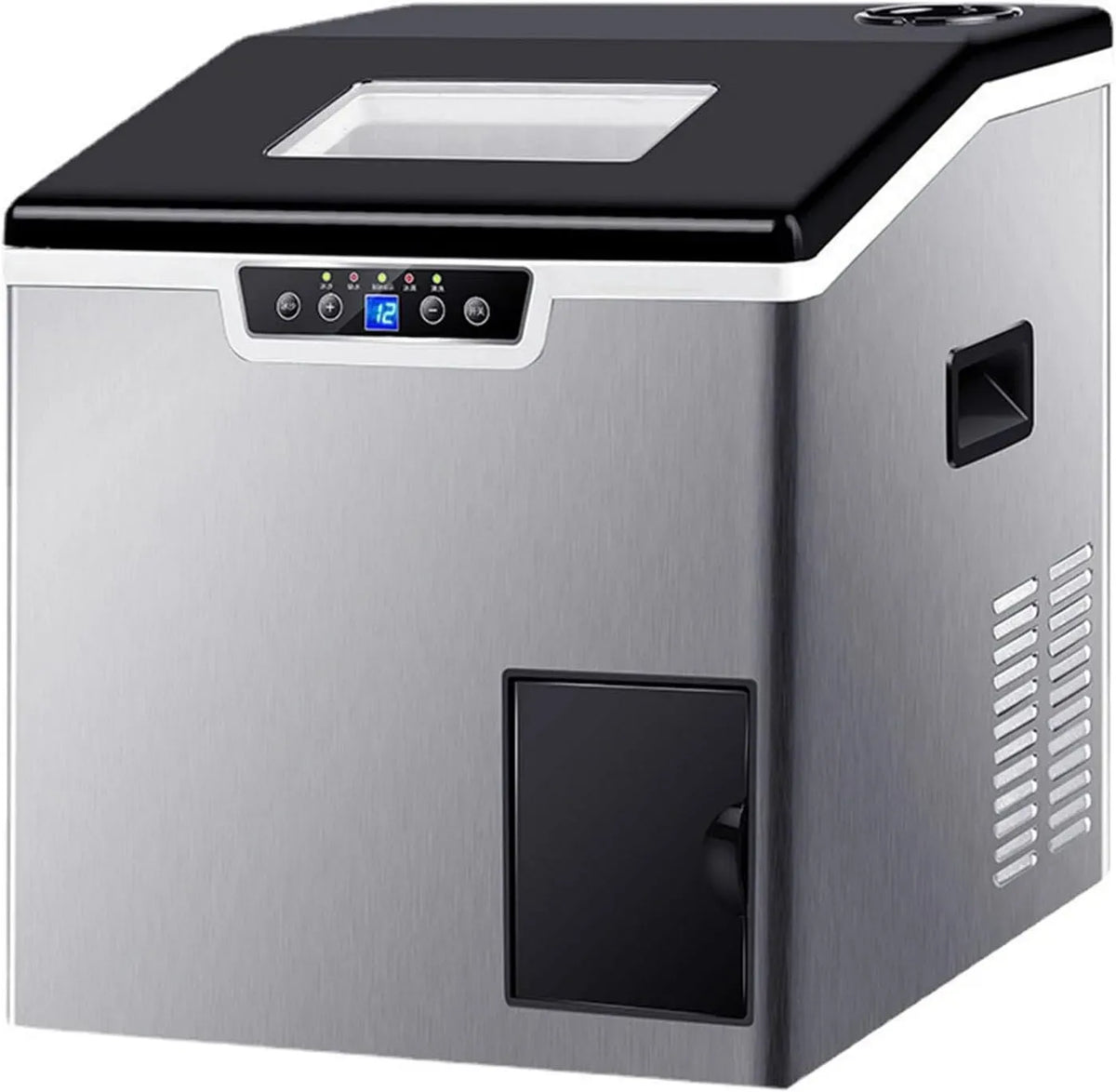 Macchina per il ghiaccio, 40 kg, portatile, professionale, per il ghiaccio portatile da banco