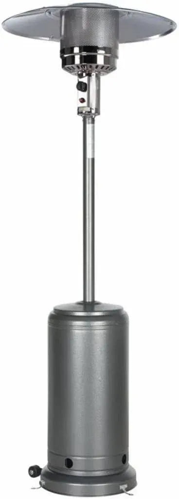 Stufa a Fungo a Gas GPL Termopatio Acciaio Esterno per Giardino Esterno 222cm Colore Marrone
