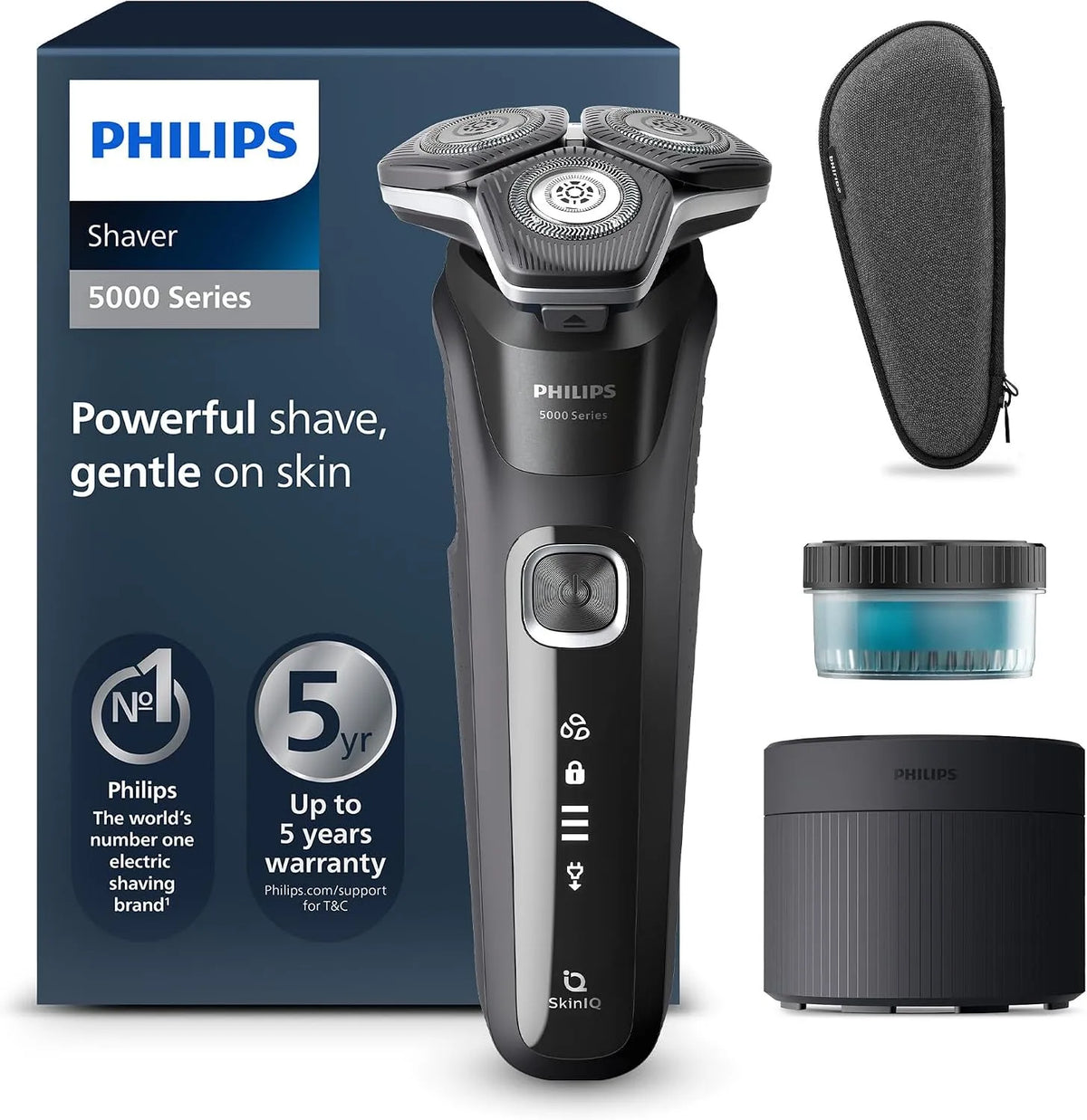 Philips Serie 5000 S5898/50 Rasoio, pannello IPS