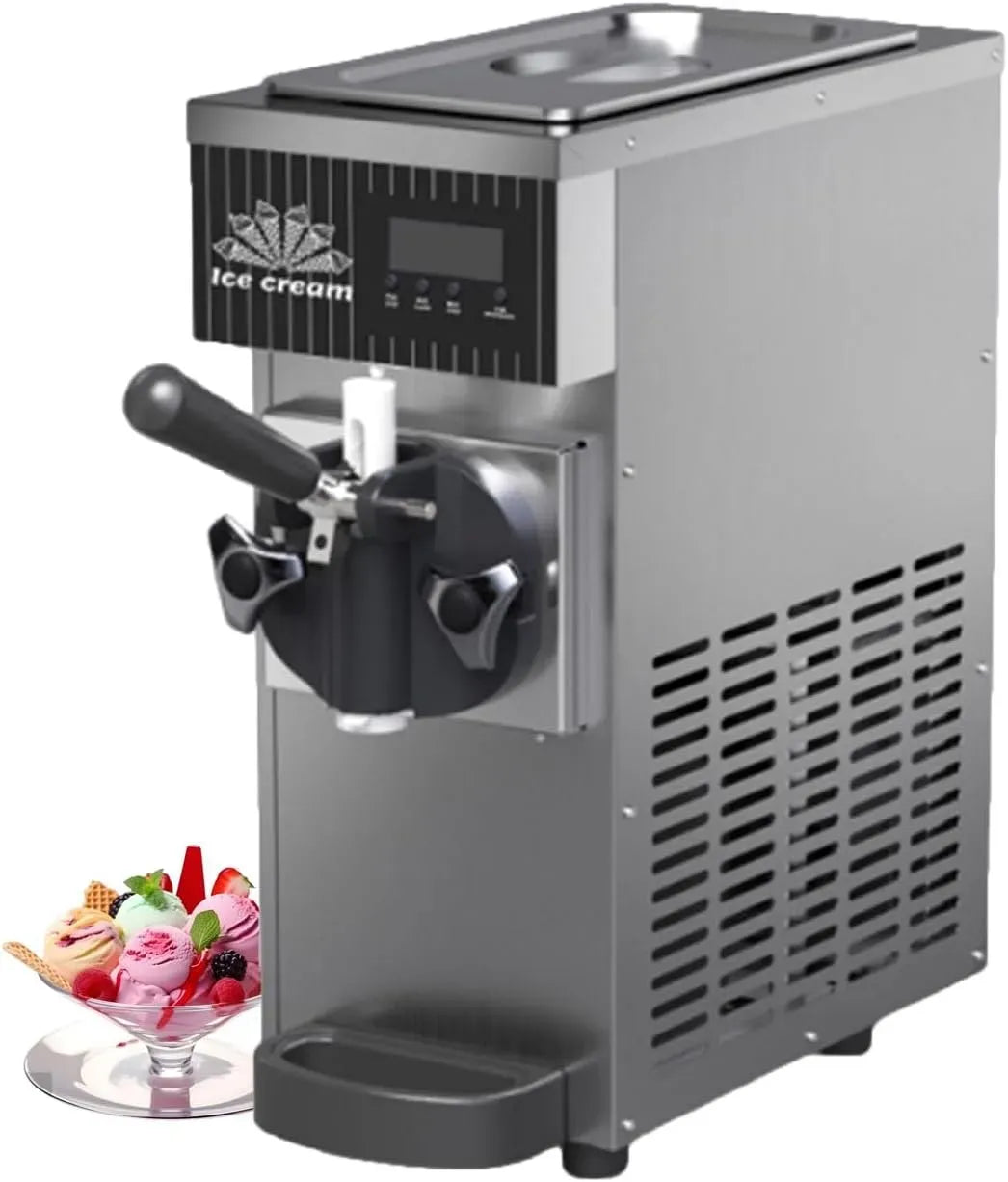 Espresso/1.1-1.3 Yogurt/450W/Efficace/Gelatiera Macchina per Gelato, Macchina per Frozen, Gal/H/Macchina, macchina per gelato e sorbetto, 450 W