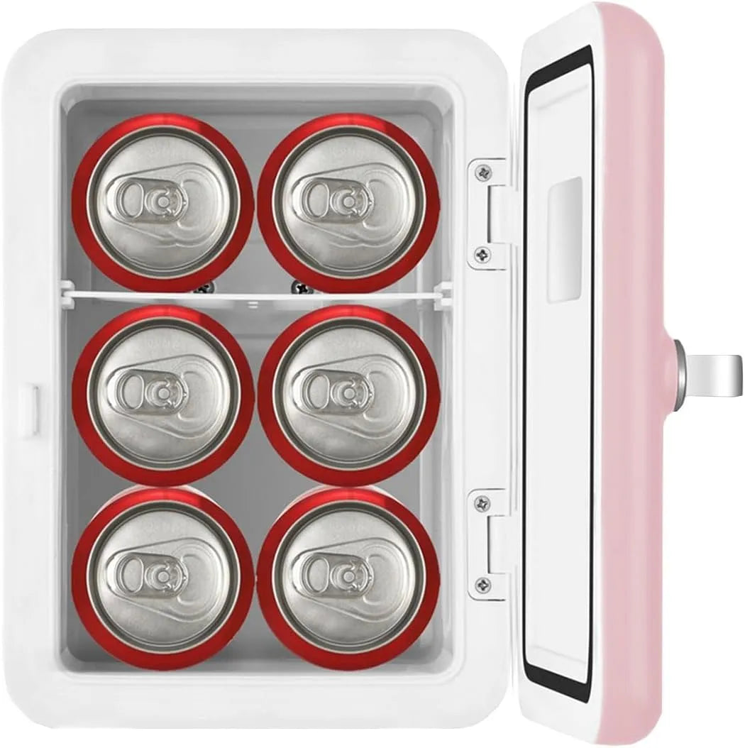 Frigorifero portatile, 6 L, 220 V, auto, mini frigo portatile
