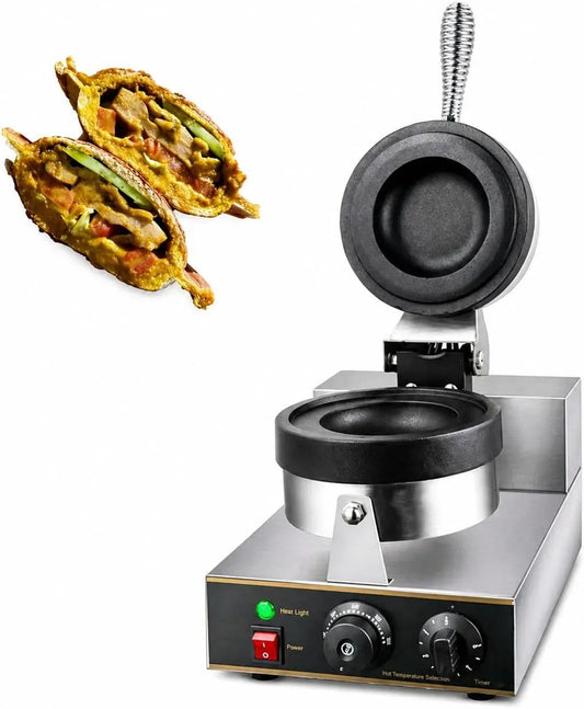 Macchina per Hamburger, Macchina per Panini, Piastra, piastra per panini e sandwich, 1300 W, 50 a 300 °C, professionale, rivestimento antiaderente