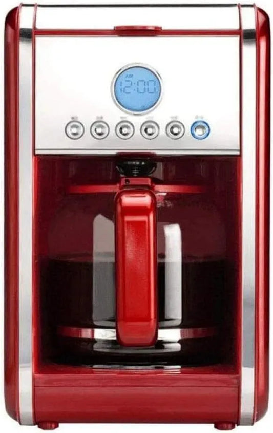Macchina da caffè, professionale, rosso, caffettiera elettrica