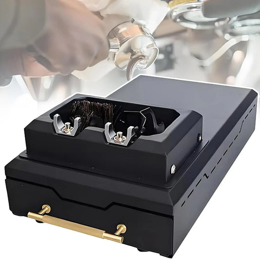 E 1 Macchina per La, Spazzola, macchina da caffè elettrica, 58 Mm, per La Pulizia dei Portafiltri da caffè Professionali Ti