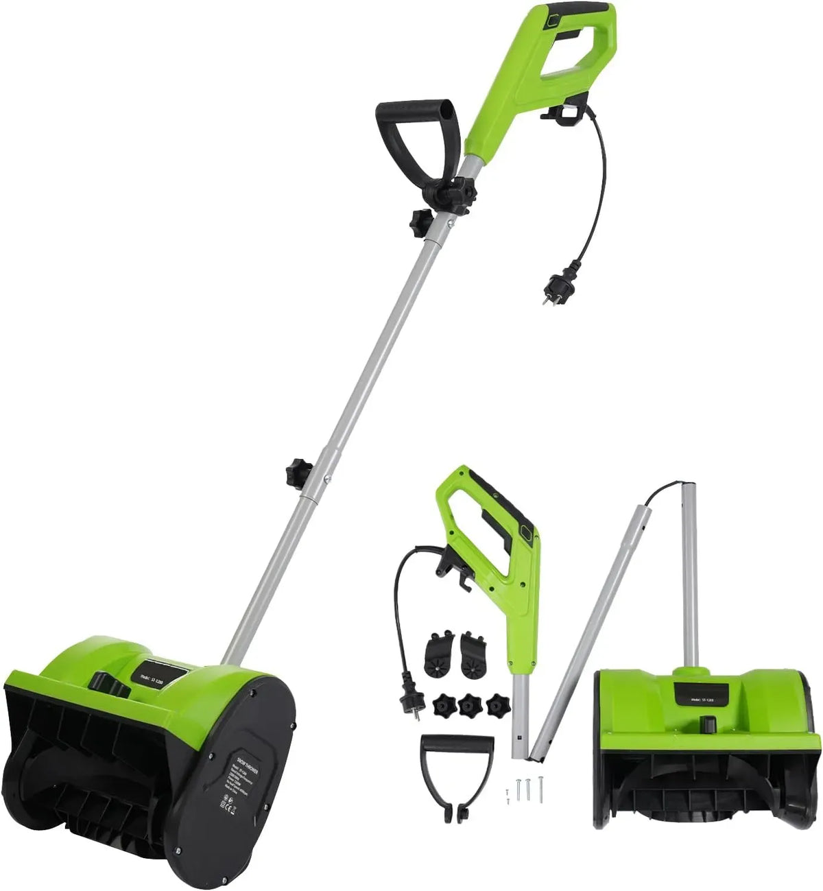 Spazzaneve elettrico, spazzaneve e spazzaneve, 1200 W