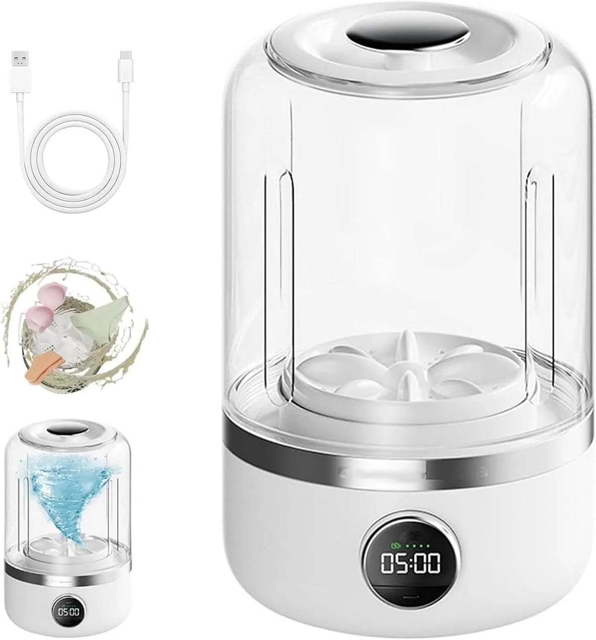 Lavatrice, Appartamento, lavabiancheria, senza fili, Lavatrice Smart Laundry Cup