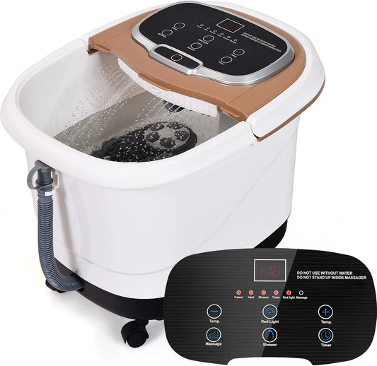 RELAX4LIFE 60min Copertura, pediluvio elettrico massaggiante, timer, funzione riscaldante