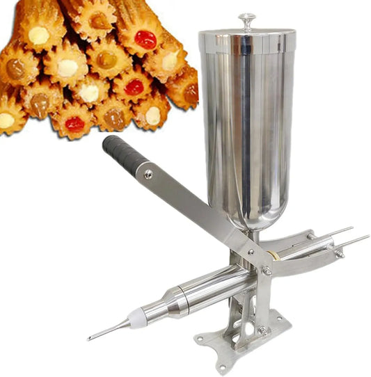 Macchina per riempire, acciaio inox, per riempire Churros con marmellata