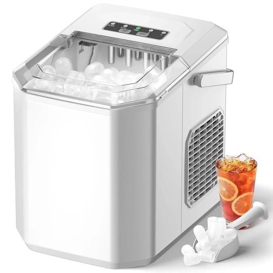 Macchina del ghiaccio 12kg/24h, 1,5 L, professionale, nero, Pronto in 6 Minuti