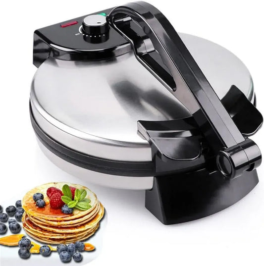 Macchina per pancake, macchina per la, 1800 W, portatile, rivestimento antiaderente, funzione riscaldante
