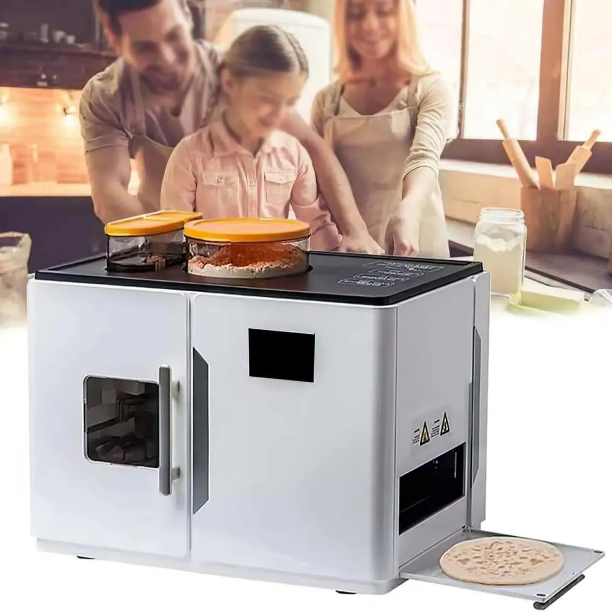 Macchina per piadina, Roti Maker, per piadina completamente automatica per 20 tortillas e
