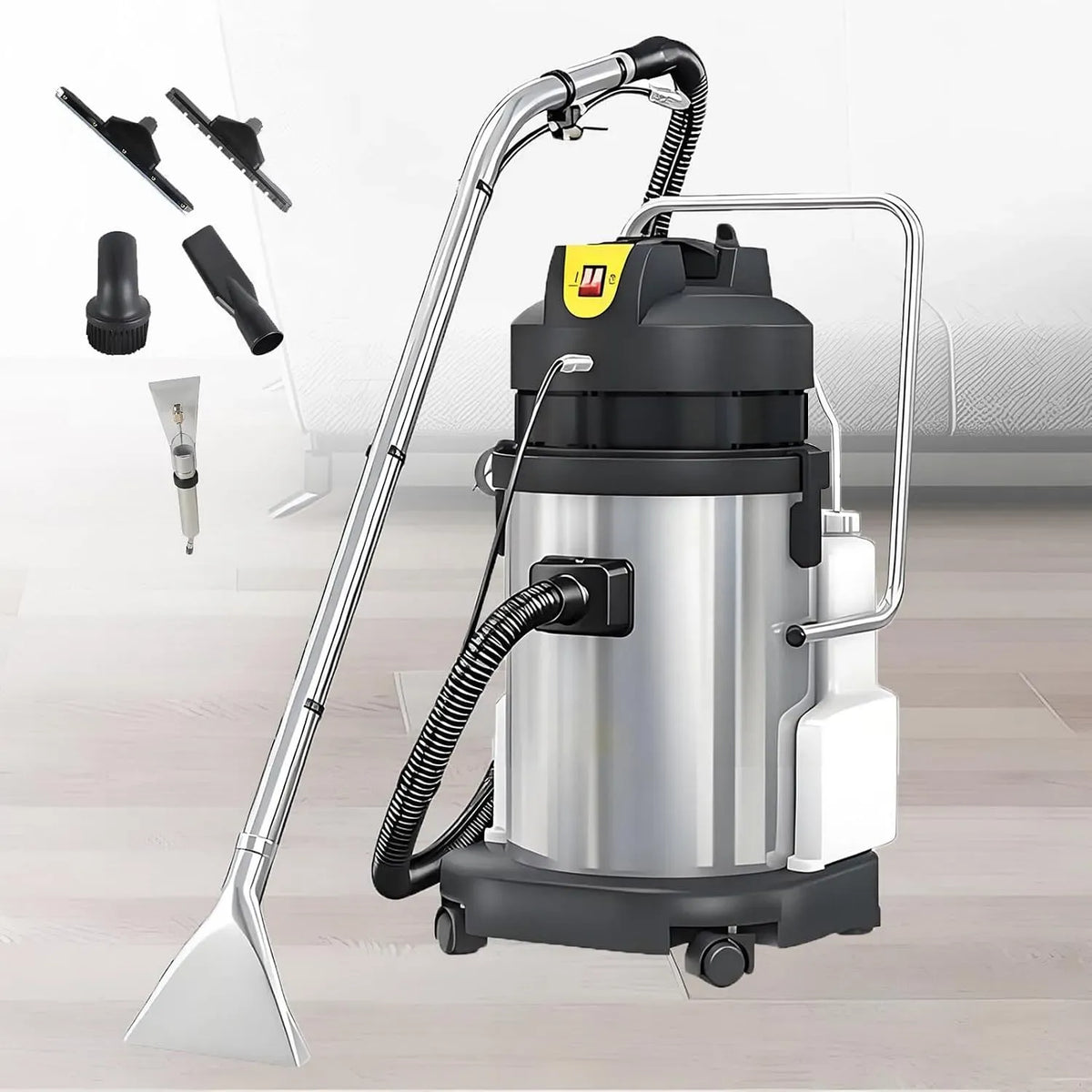 Aspirapolvere 230mbar, 40 L, 1034 W, professionale, Macchina Professionale per Pulizia Profonda dei Tappeti, Aspiratore per Tappeti