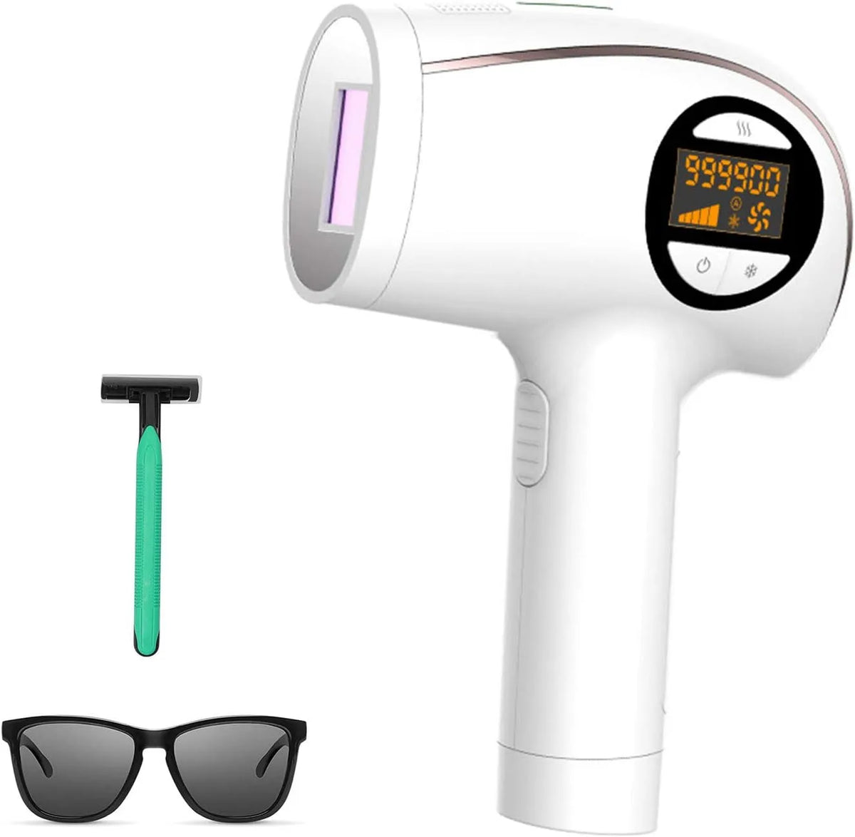 Dispositivo, dispositivo di epilazione IPL, professionale, per la depilazione con 999.999 Flash, ADITAM