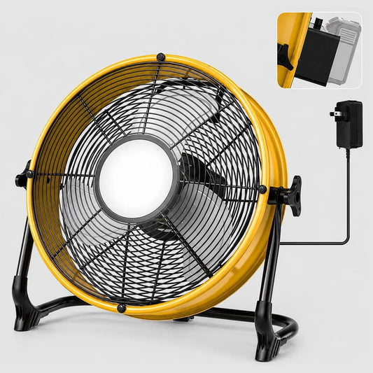 DeWalt V/20 Ventilatore, 30,5 cm, 18 V, industriale, USB, porta USB di tipo C
