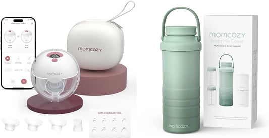 Tiralatte, portatile, Momcozy Refrigeratore portatile per latte materno per