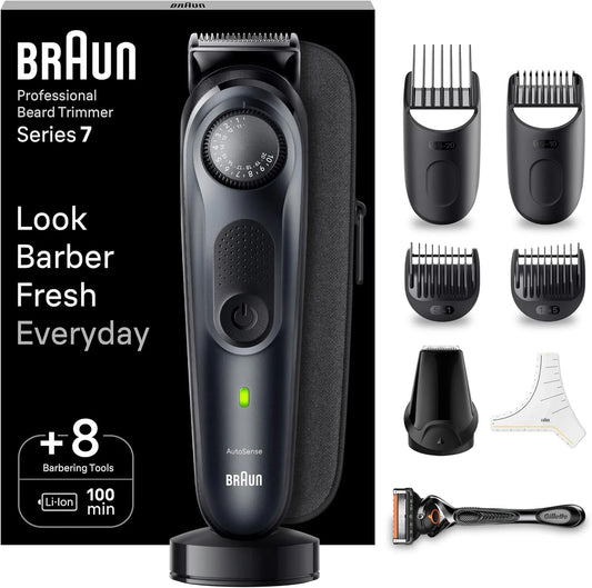 Braun Series 7 BT7441 Accessorio per elettrodomestico, nero, REGOLABARBA UOMO 40 Lunghezze, RASOIO ELETTRICO BARBA Con lama barba Problade