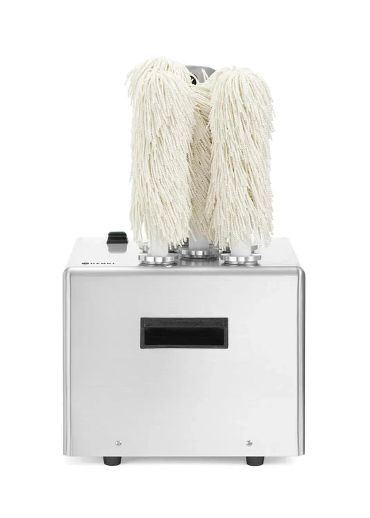 220-240V 50/60Hz Lucidatrice, lucidatrice elettrica, 60 Hz, 1350 W, 240 V, 504 mm, professionale, acciaio inox, vetro, per bicchieri in vetro, HENDI