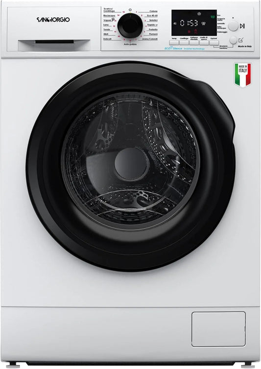 Lavatrice SLIM-FS714A9, 45 cm, 7 kg, classe energetica E, Inverter, stretto, 1400 giri Carica Frontale Inverter Classe energetica A
