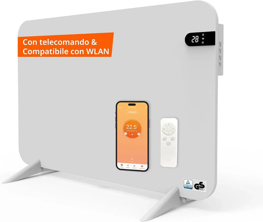 Bianco, Könighaus Smart Dual-pannello riscaldante a infrarossi V2 450 W