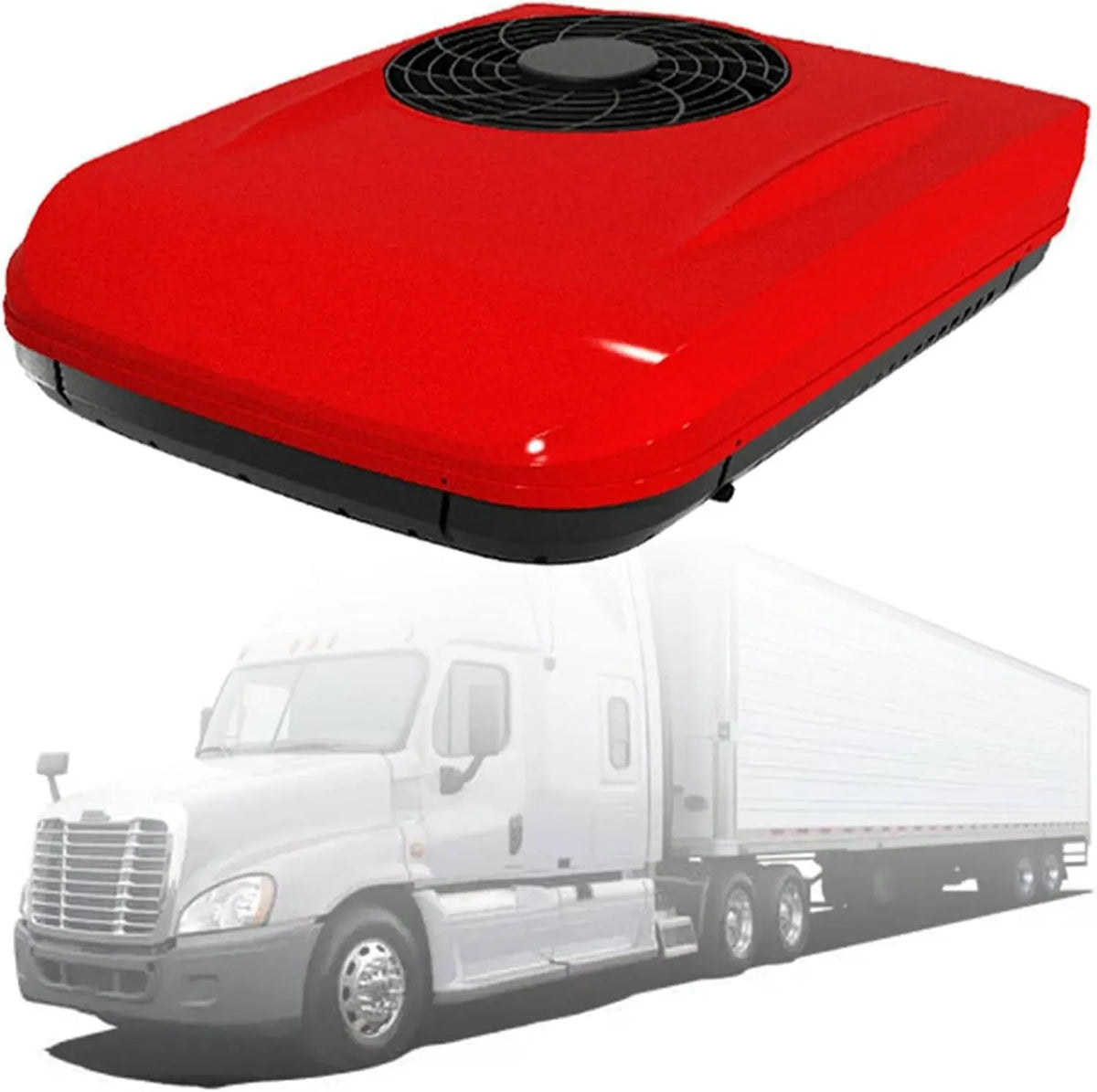 Condizionatore, 12 V, Condizionatore 12V/24V Red-12V, rosso, Camper DC da Tetto