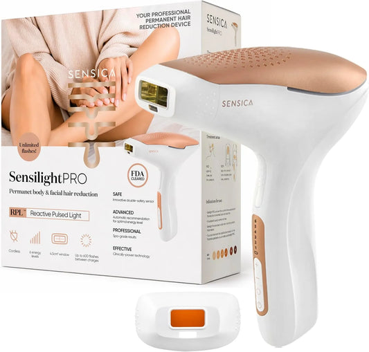 dispositivo per epilazione IPL, Epilatore, epilatore elettrico da donna, 6 Livelli, senza fili, per Donna e Uomo