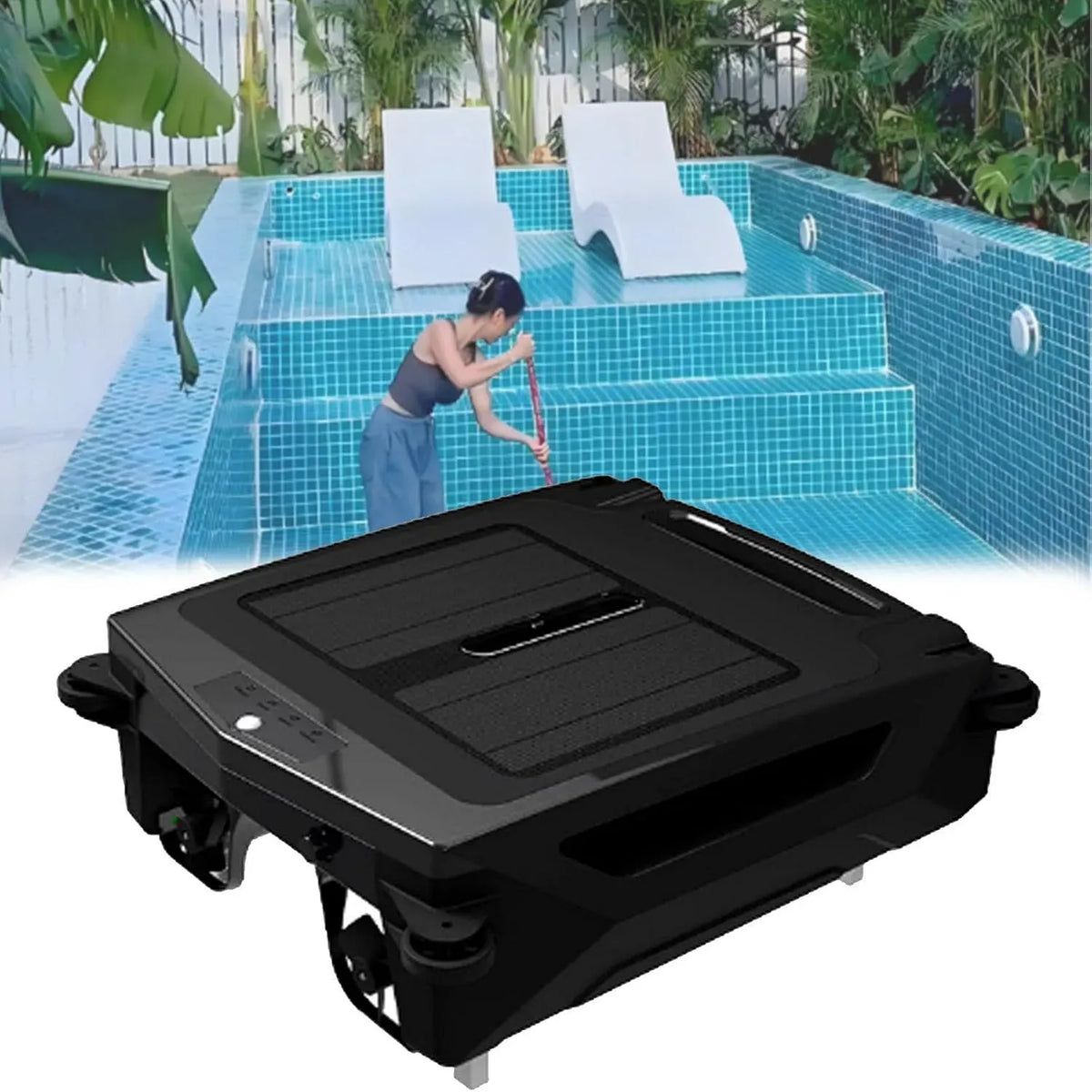 robot pulitore per piscina, per piscine, superfici